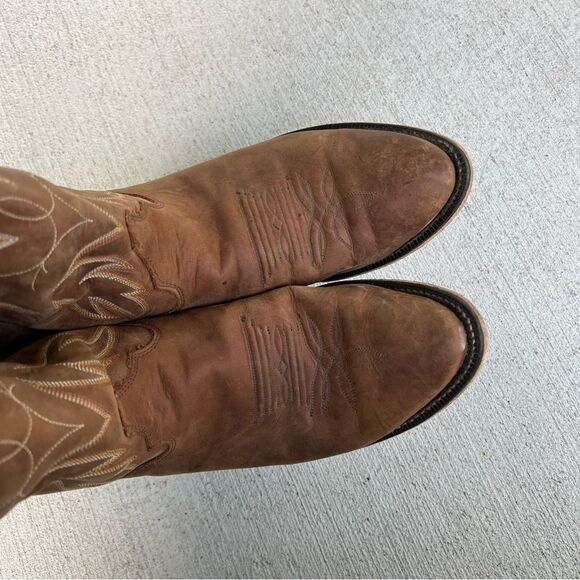 Justin Bay Apache western boot men’s 9.5 EE - Picture 8 of 8